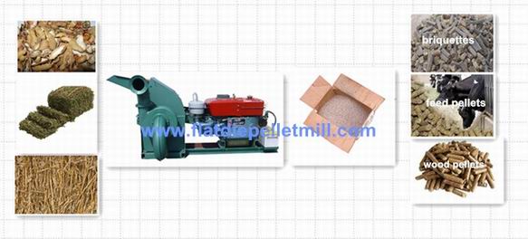 electric wood hammer mill